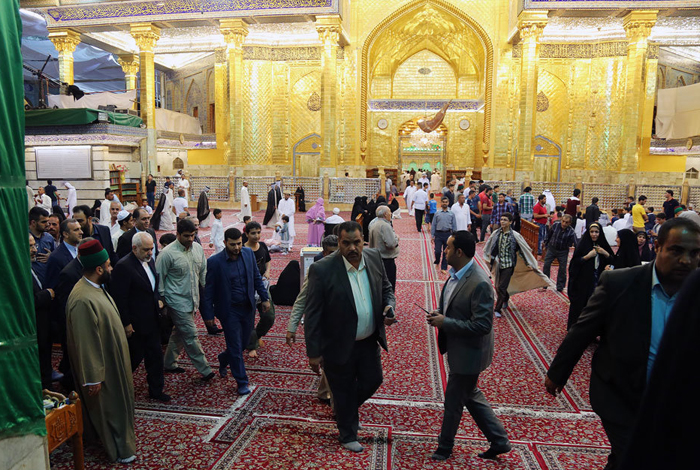 (تصاویر) زیارت ظریف در کربلا و نجف (تصاویر) زیارت ظریف در کربلا و نجف