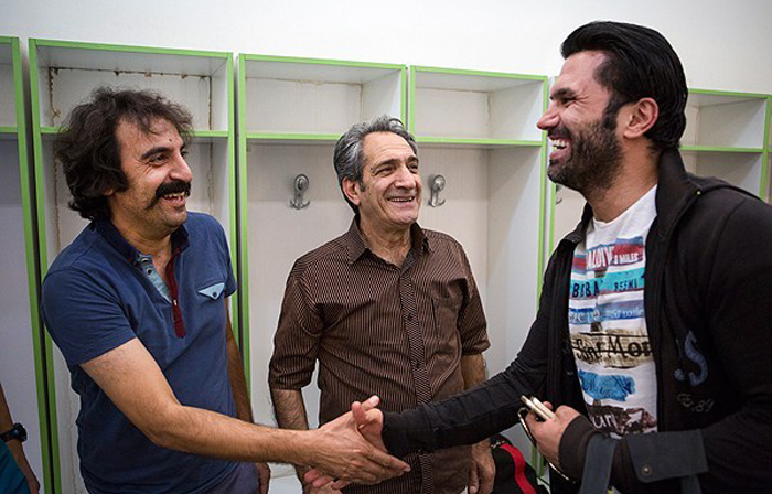 (تصاویر) کریمی و فردوسی‌پور در تمرین ستارگان