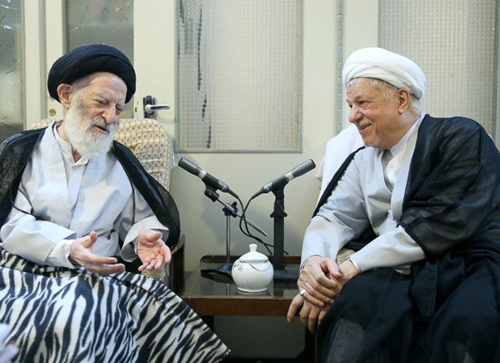 دیدار هاشمی با آیت الله شبیری زنجانی