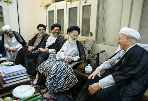 دیدار هاشمی با آیت الله شبیری زنجانی