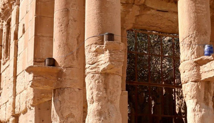 (تصاویر) تخریب معبد تاریخی به دست داعش