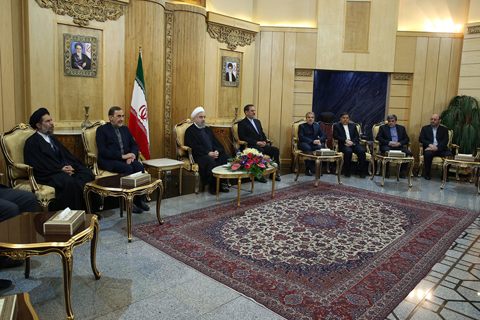 روحانی وارد تهران شد روحانی وارد تهران شد