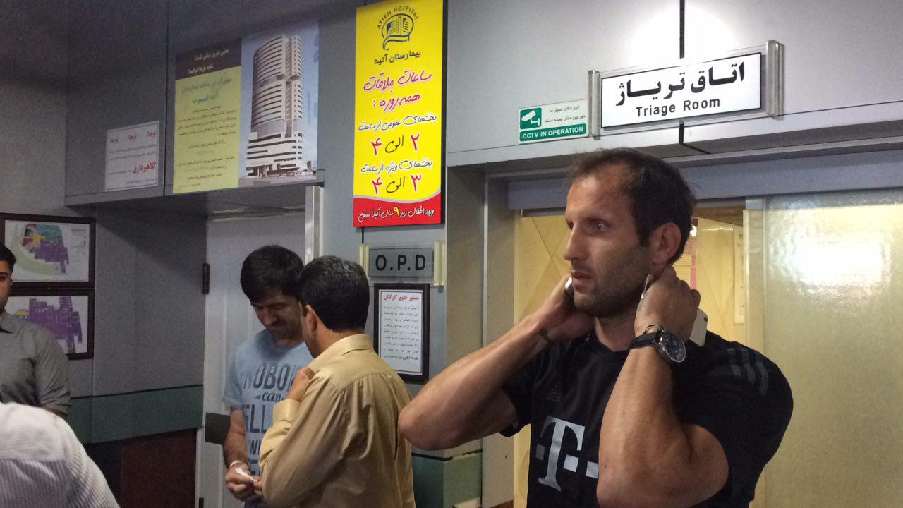 (تصویر) حضور پرسپولیسی ها در بیمارستان (تصویر) حضور پرسپولیسی ها در بیمارستان