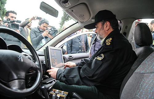(تصاویر) رونمایی از خودروی دوربیندار پلیس (تصاویر) رونمایی از خودروی دوربیندار پلیس