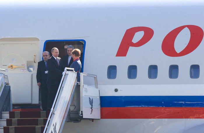 (تصاویر) ورود پوتین به تهران