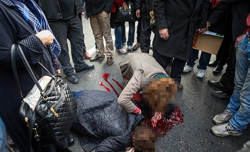 (تصاویر) ۲۰دقیقه جان دادن در ۲۰قدمی بیمارستان (تصاویر) ۲۰دقیقه جان دادن در ۲۰قدمی بیمارستان