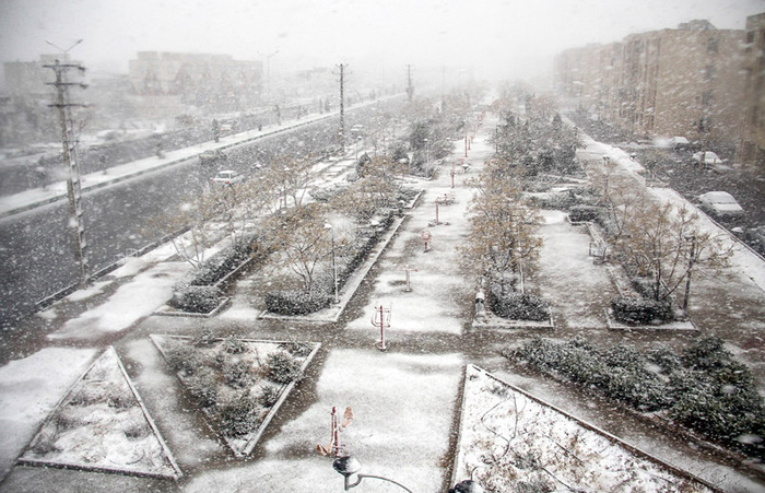 (تصاویر) بارش برف و سرما در کشور