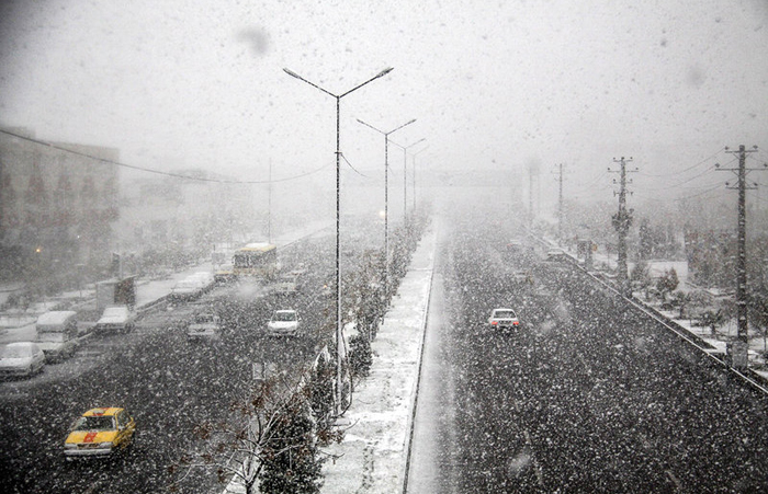 (تصاویر) بارش برف و سرما در کشور