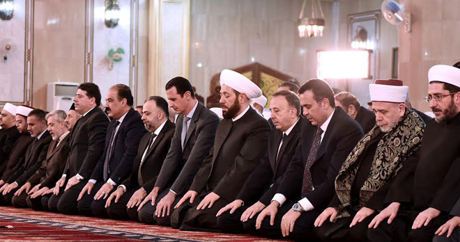 (تصاویر) بشار اسد در مراسم میلاد پیامبر(ص) (تصاویر) بشار اسد در مراسم میلاد پیامبر(ص)