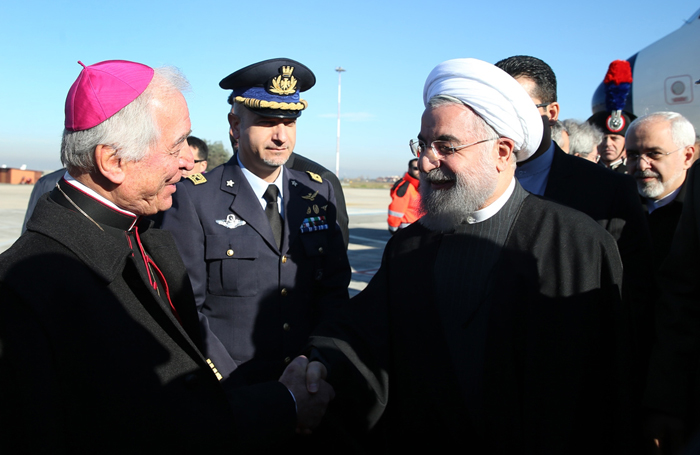 (تصاویر) سفر روحانی به ایتالیا