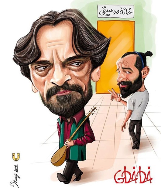 کاریکاتور/ امیر تتلو و حسین علیزاده! کاریکاتور/ امیر تتلو و حسین علیزاده!