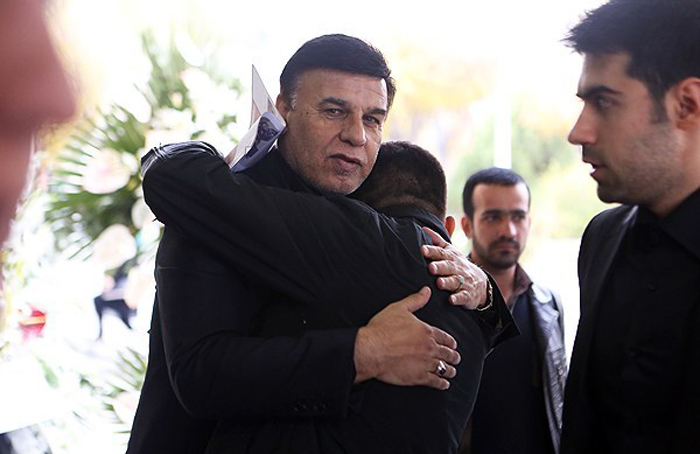 (تصاویر) مجلس ترحیم غلامحسین مظلومی