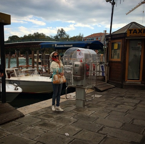 (تصاویر) الناز شاکردوست در ایتالیا