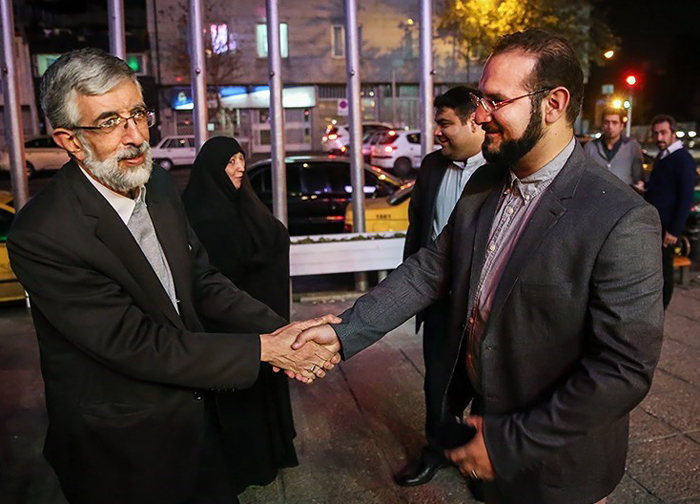 (تصاویر) حدادعادل و همسرش در سینما آزادی (تصاویر) حدادعادل و همسرش در سینما آزادی