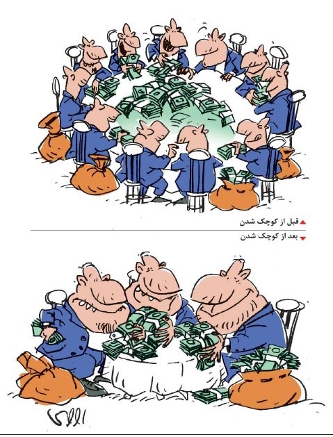 (کاریکاتور) مبارزه با فساد! (کاریکاتور) مبارزه با فساد!