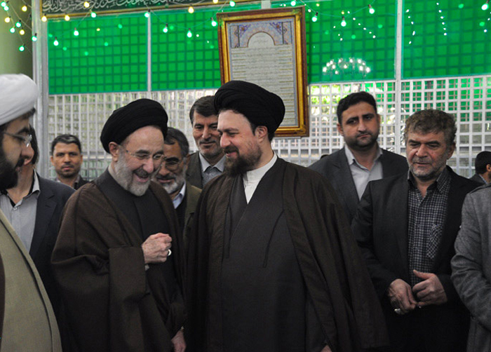 (تصاویر) خاتمی در حرم‌امام(ره)