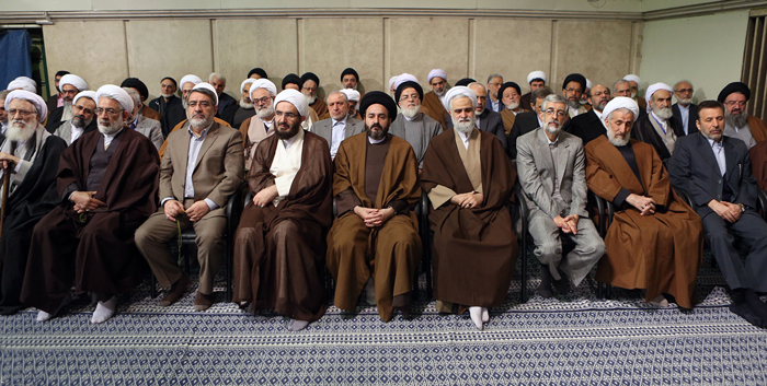 (تصاویر) دیدار مسئولان و علمای اسلامی با رهبرانقلاب