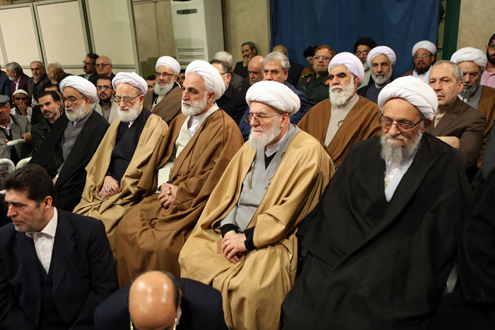 (تصاویر) دیدار مسئولان و علمای اسلامی با رهبرانقلاب