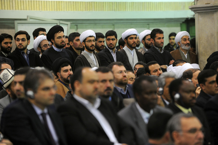 (تصاویر) دیدار مسئولان و علمای اسلامی با رهبرانقلاب