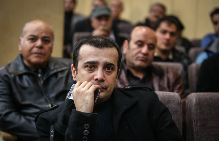 (تصاویر) هنرمندان در ترحیم انوشیروان ارجمند