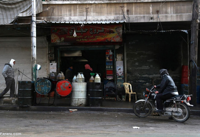 (تصاویر) تجارت نفتی داعش در سوریه