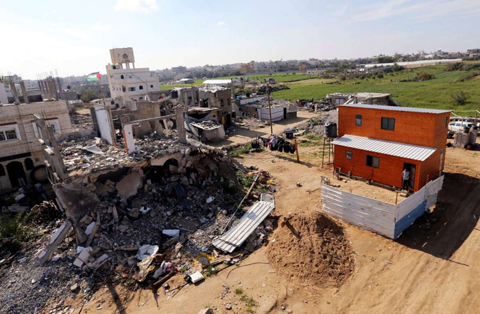 (تصاویر) گذراندن زمستان در غزه