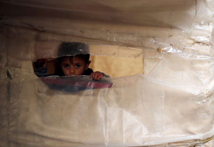 (تصاویر) گذراندن زمستان در غزه