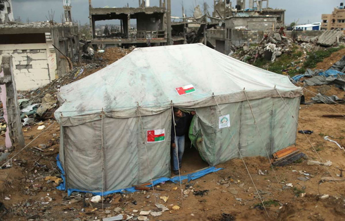 (تصاویر) گذراندن زمستان در غزه