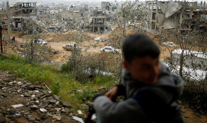 (تصاویر) گذراندن زمستان در غزه