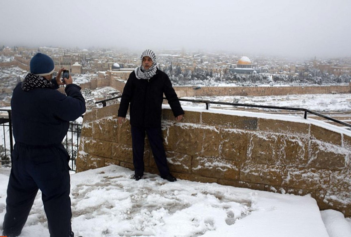 (تصاویر) بیت المقدس سفیدپوش شد (تصاویر) بیت المقدس سفیدپوش شد