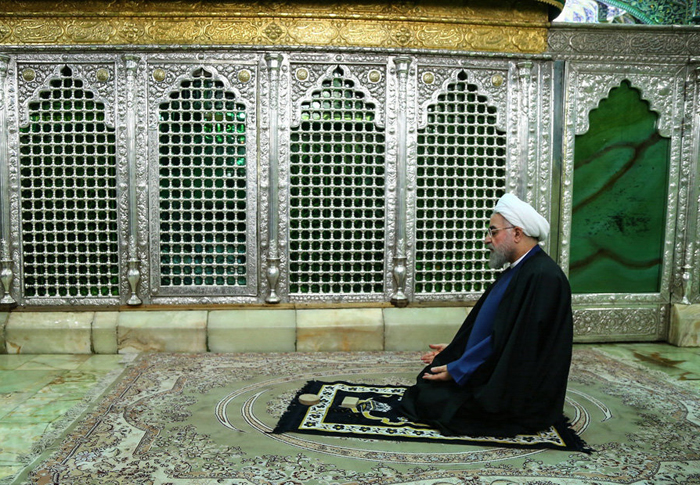 (تصاویر) سفر روحانی به قم (تصاویر) سفر روحانی به قم