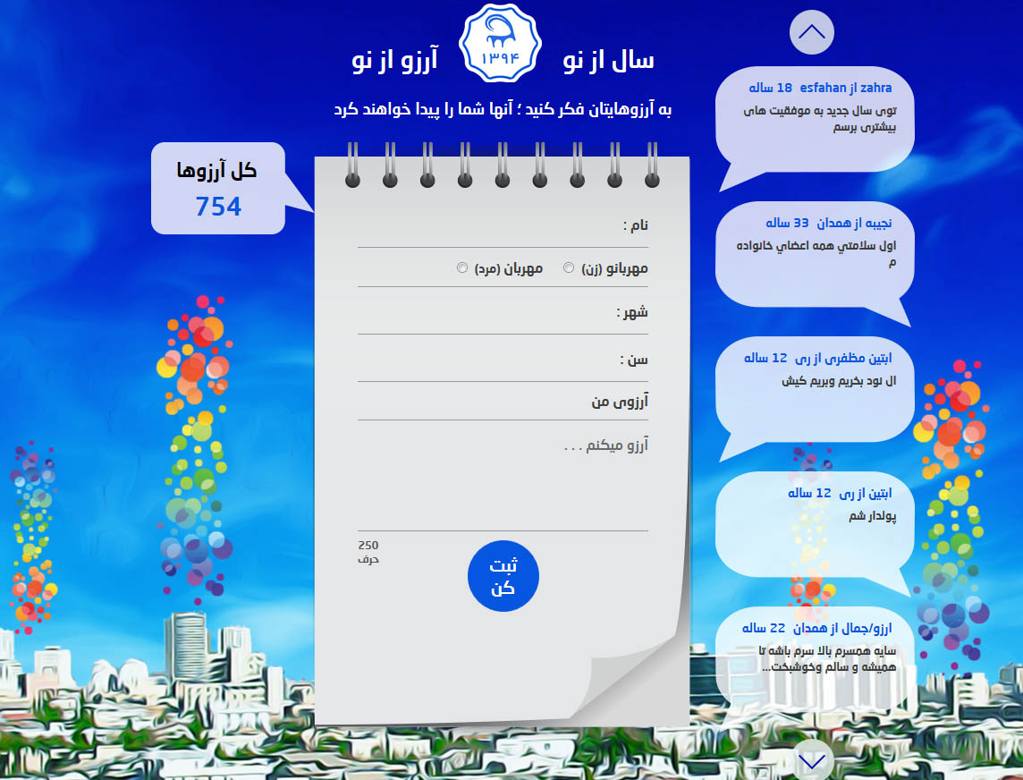 به آرزوهایتان فکر کنید! به آرزوهایتان فکر کنید!