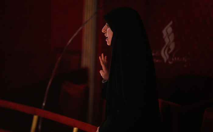 (تصاویر) تنش در اختتامیه جشنواره تجسمی فجر