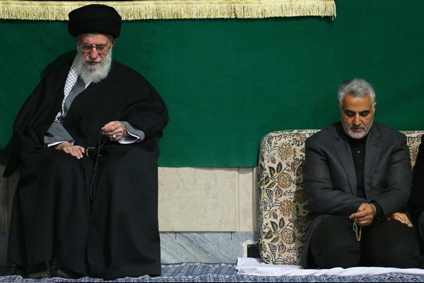 سردار سلیمانی درمراسم امشب حسینیه امام (ره)