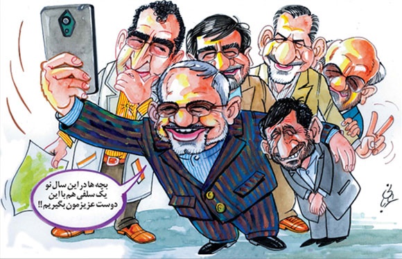 (کاریکاتور) سلفی دولت و احمدی نژاد! (کاریکاتور) سلفی دولت و احمدی نژاد!