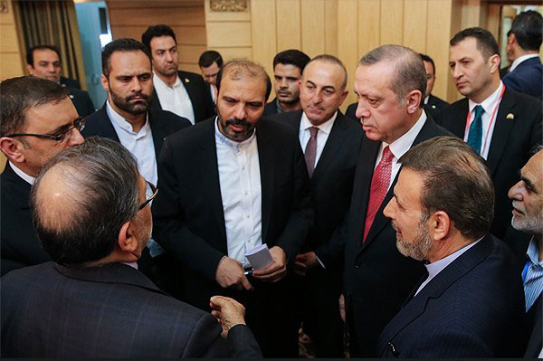 سفر اردوغان به تهران پایان یافت سفر اردوغان به تهران پایان یافت