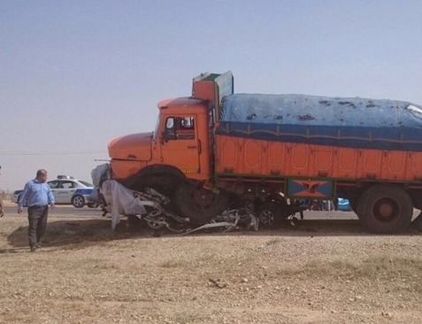 (تصاویر) تصادف هولناک در اهواز