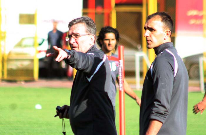 (تصاویر) اولین تمرین پرسپولیس با برانکو (تصاویر) اولین تمرین پرسپولیس با برانکو