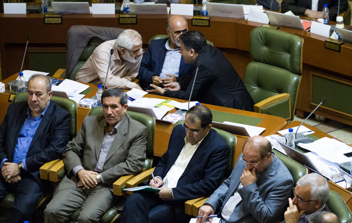 (تصاویر) شهردارتهران و وزیربهداشت در شورای شهر