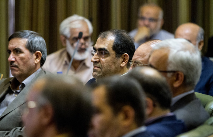 (تصاویر) شهردارتهران و وزیربهداشت در شورای شهر