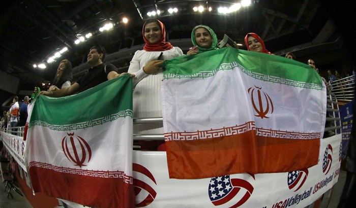 (تصاویر) دیدار والیبال ایران و امریکا