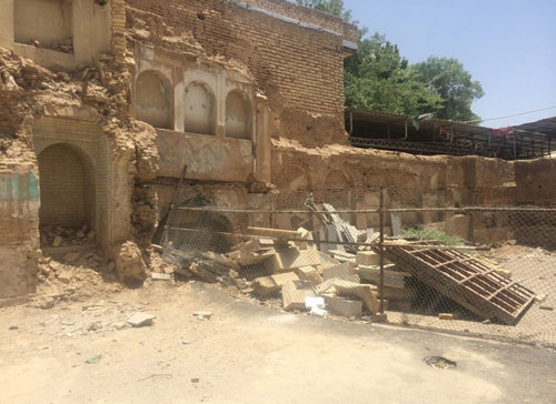 (تصاویر) فاجعه تاریخی در شیراز (تصاویر) فاجعه تاریخی در شیراز