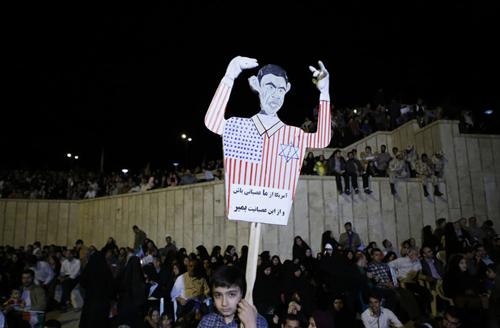 (تصاویر) همایش «مرگ بر امریکا» در همدان