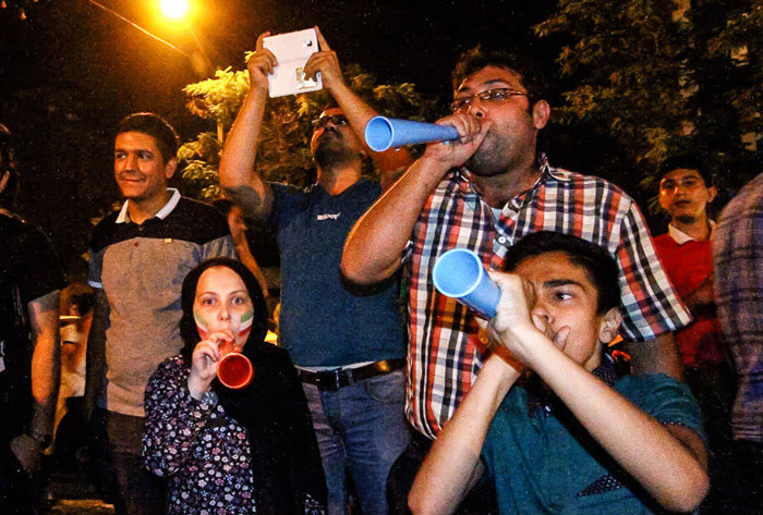 (تصاویر) کارناوال شادی پس از دومین برد از امریکا (تصاویر) کارناوال شادی پس از دومین برد از امریکا