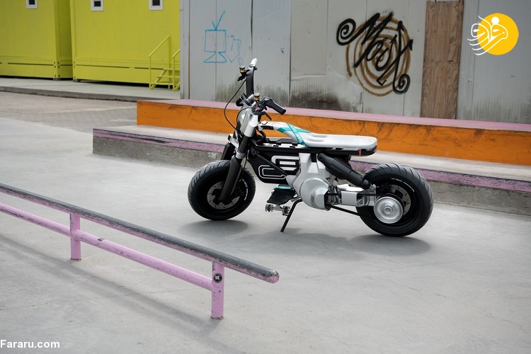 (تصاویر) مینی موتورسیکلت جذاب و عجیب BMW