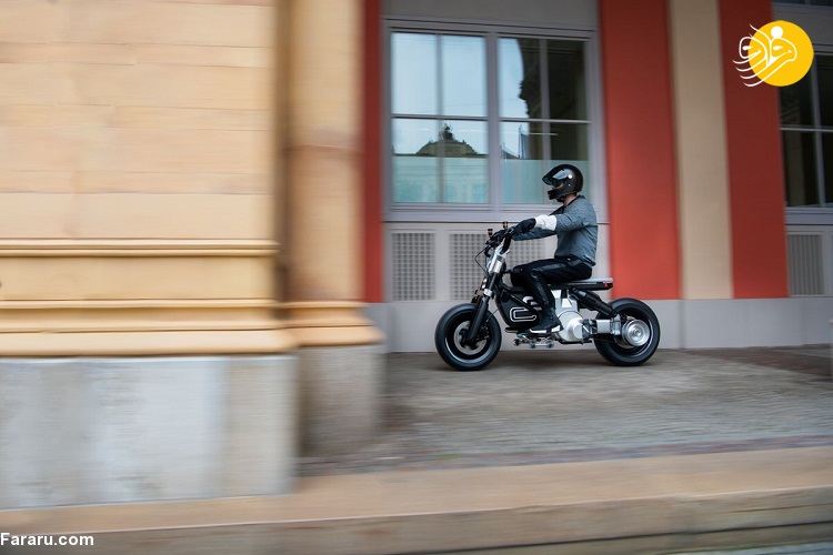 (تصاویر) مینی موتورسیکلت جذاب و عجیب BMW