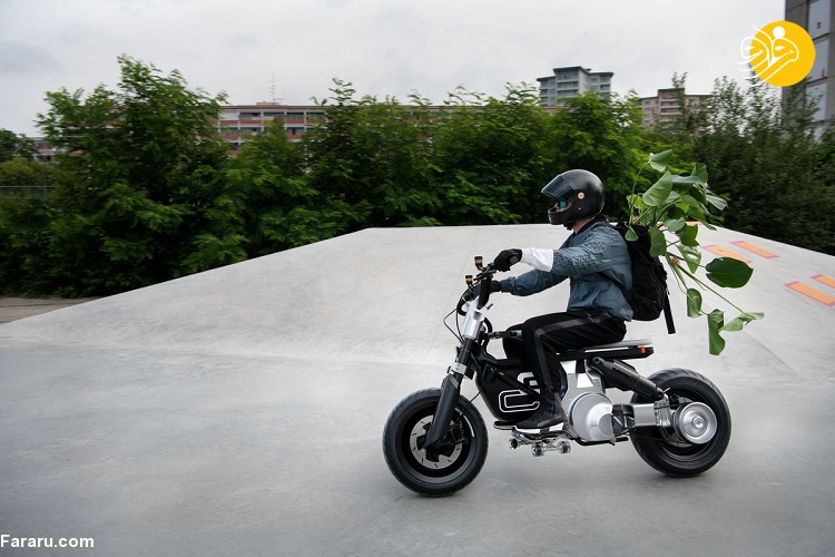 (تصاویر) مینی موتورسیکلت جذاب و عجیب BMW