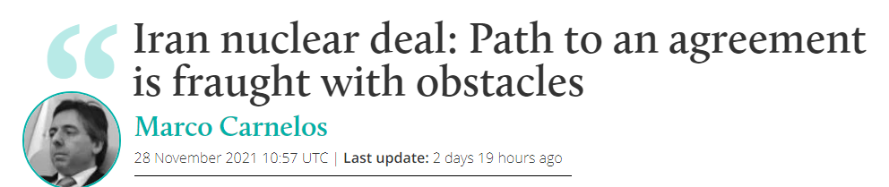 بن‌بست آمریکا در وین