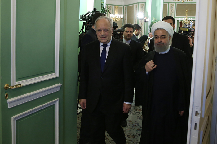 (تصاویر) استقبال روحانی از رئیس جمهور سوئیس (تصاویر) استقبال روحانی از رئیس جمهور سوئیس