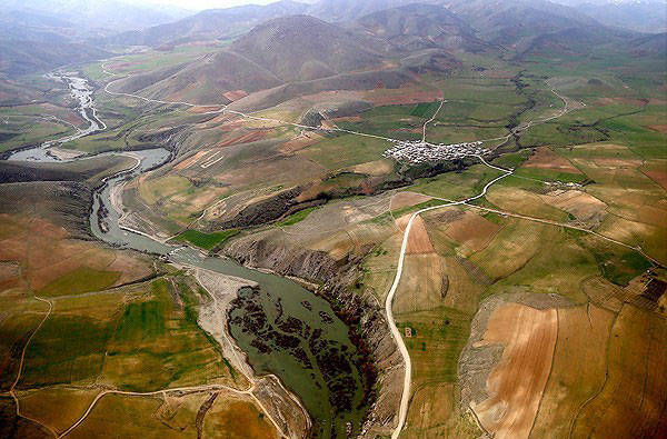 تصاویر هوایی از طبیعت بهاری کردستان تصاویر هوایی از طبیعت بهاری کردستان